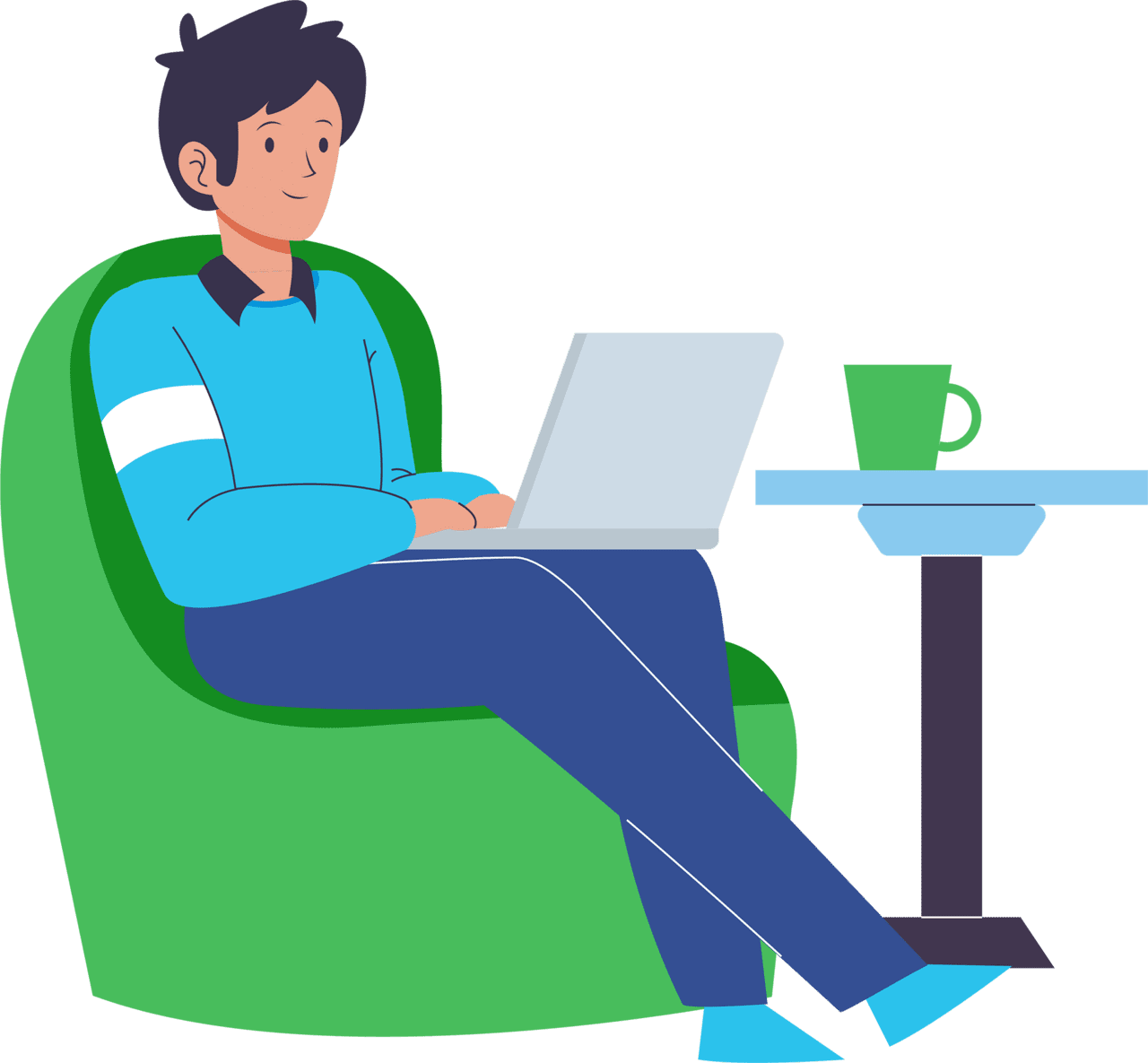 Job to do from home clipart logo