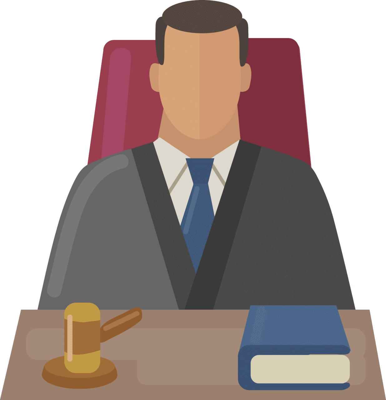 Lawyer vector clipart images 4