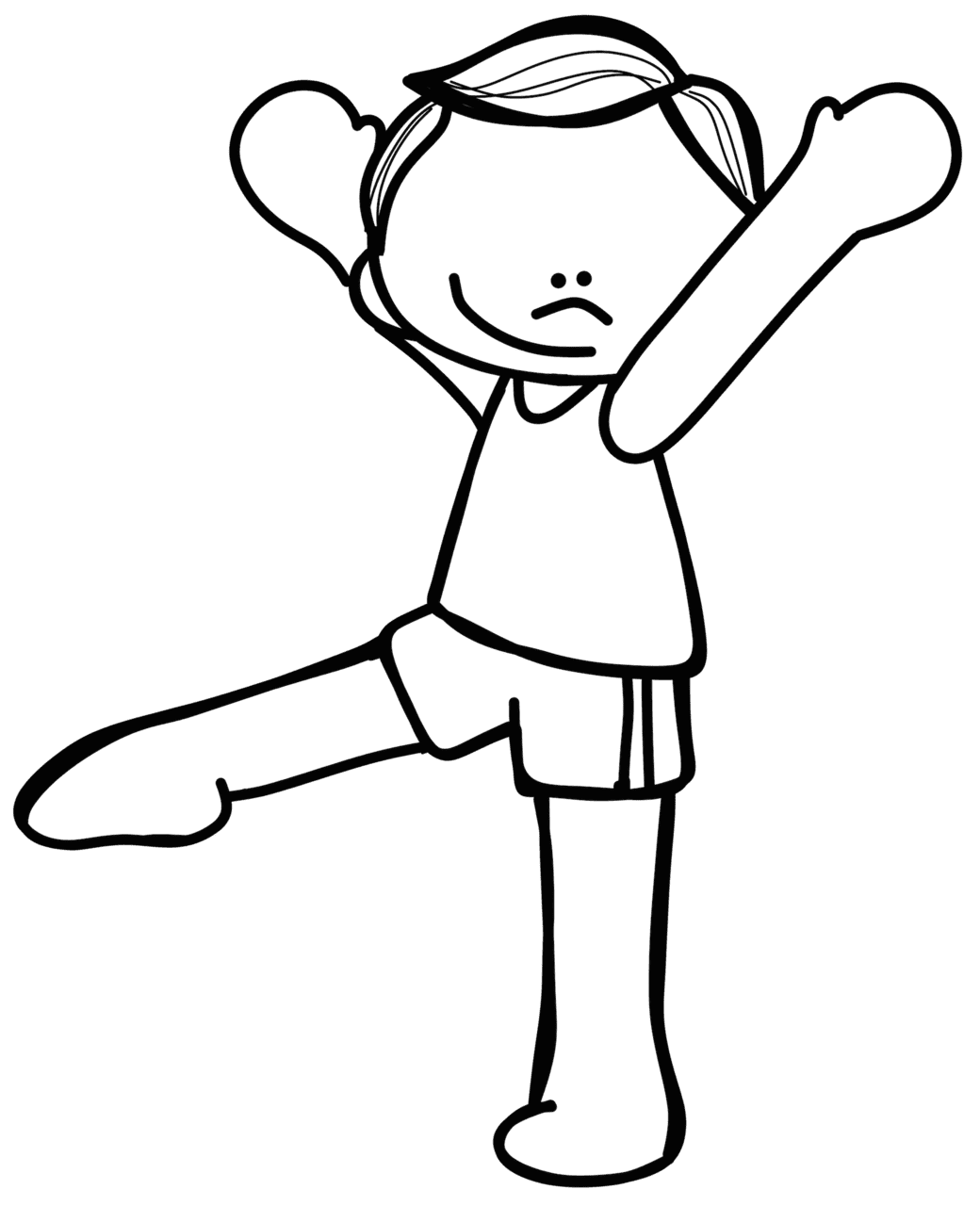 Jump pin page clipart photo