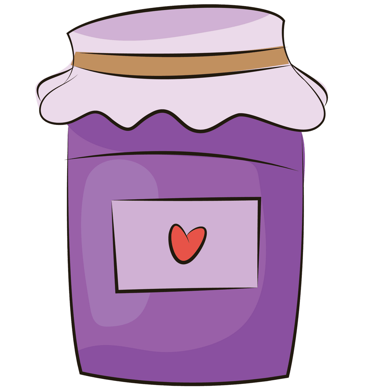 Jam jar vector clipart images