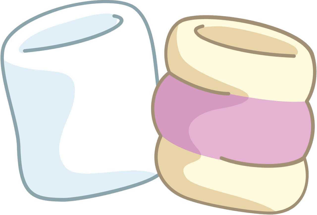 Marshmallow vector clipart images 5