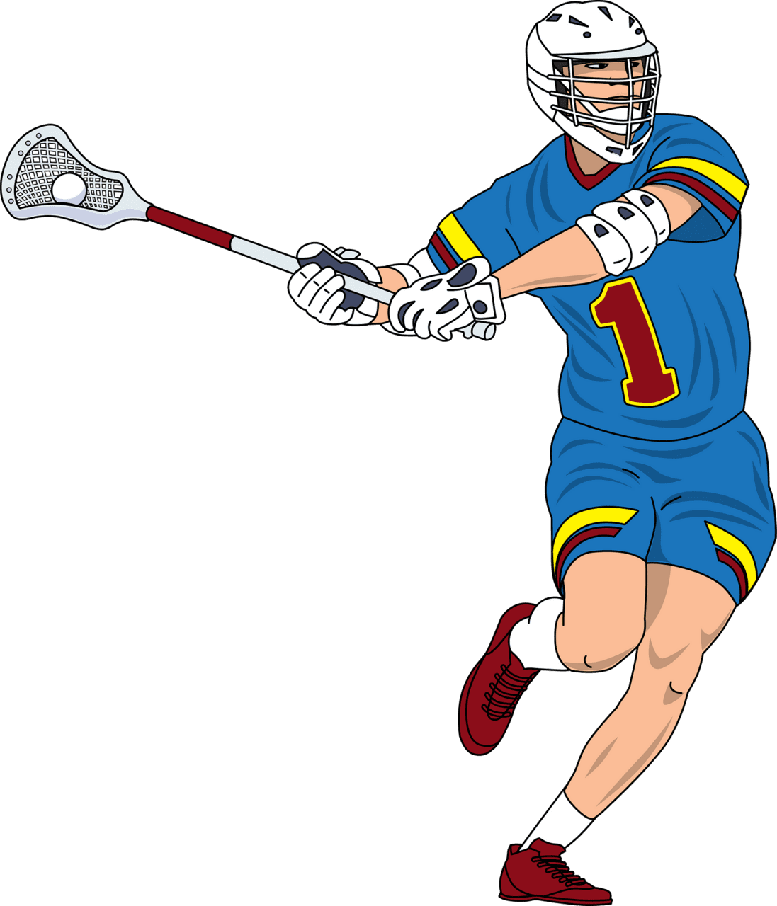 Lacrosse vector clipart images 2