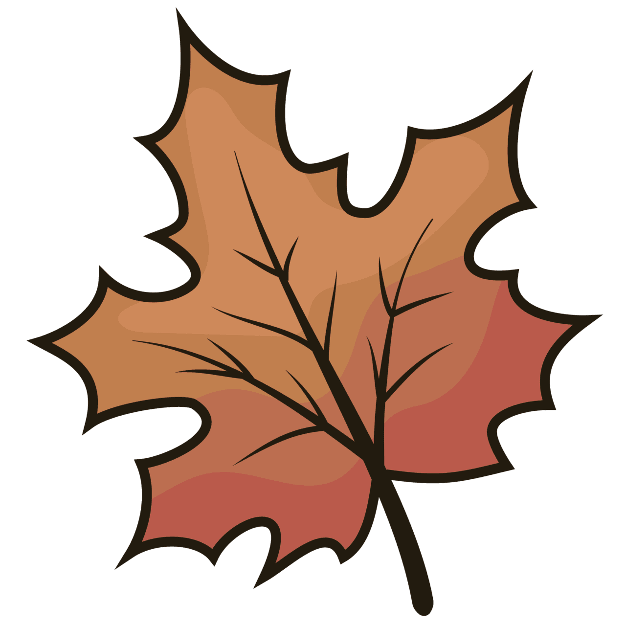 Red maple leaf vector clipart images