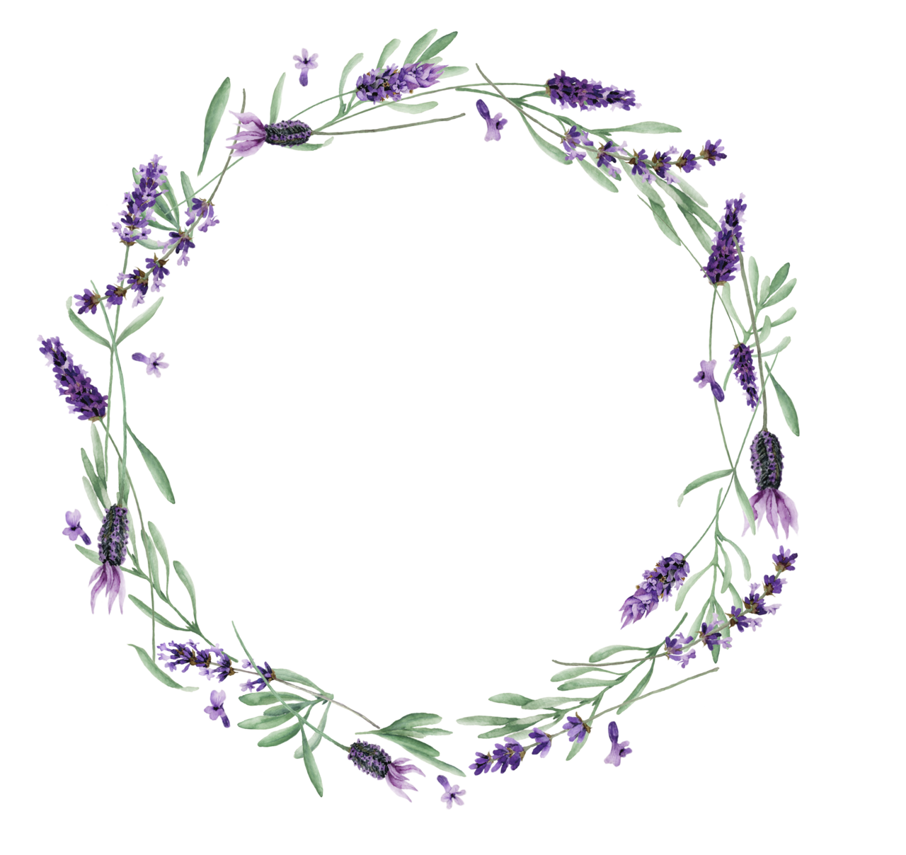 Lavender pin page clipart background 2