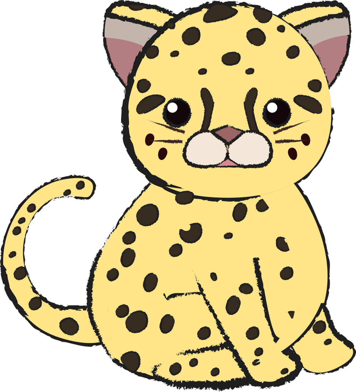 Jaguar leopard vector clipart images