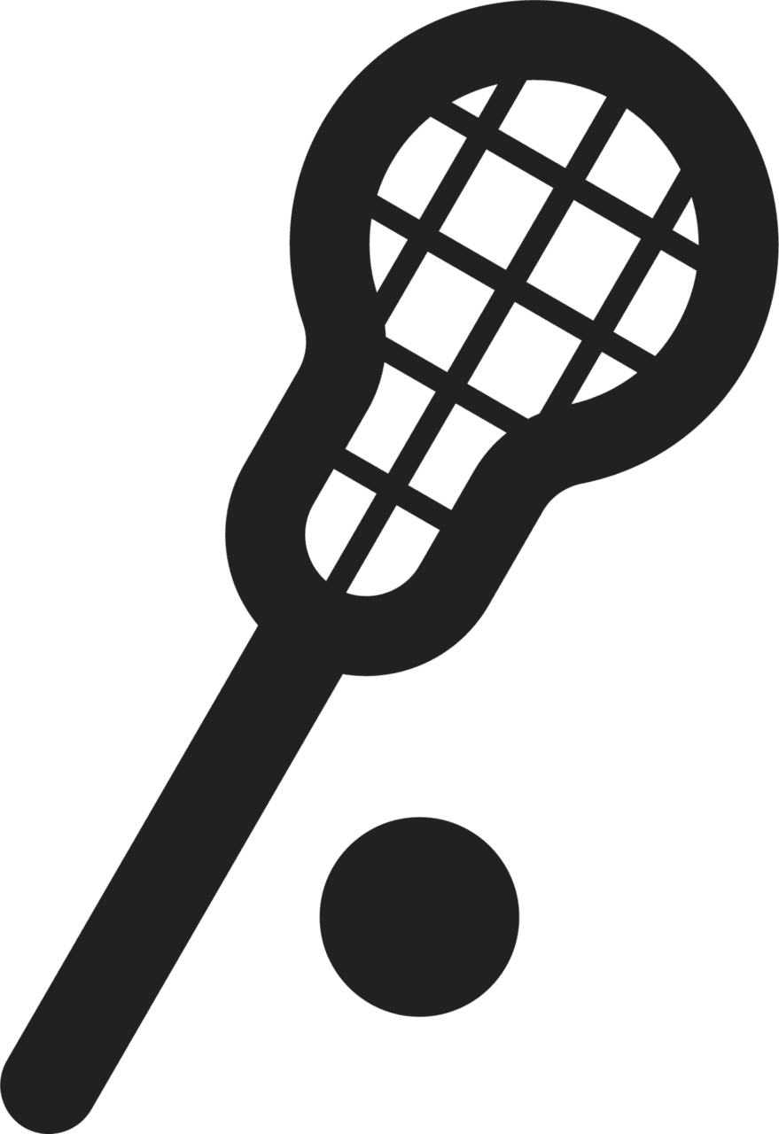 Lacrosse emoji for clipart logo