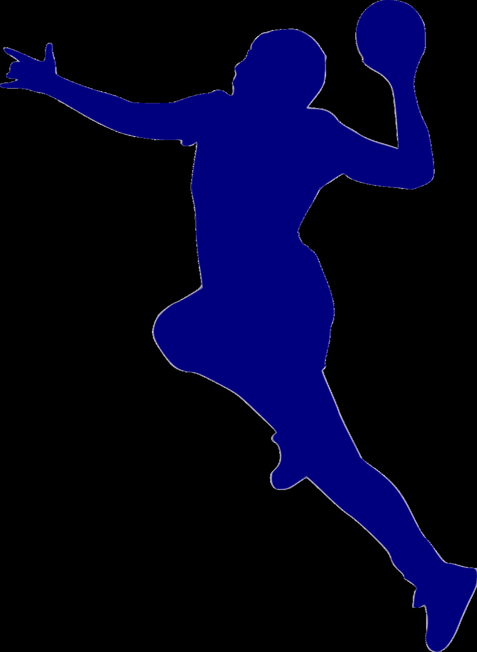 Jump basketball player silhouette clipart image