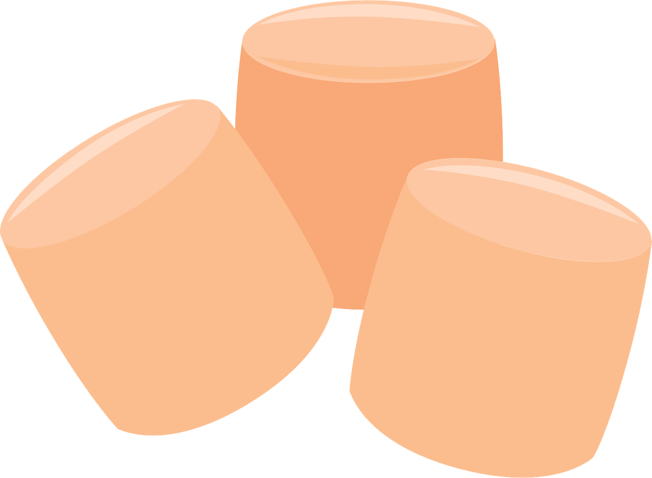 Marshmallow vector clipart images 4