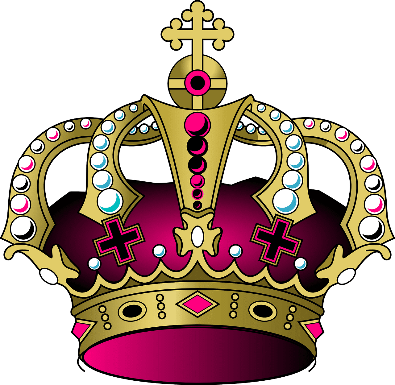 King crown the righteous parable other side of darkness clipart logo