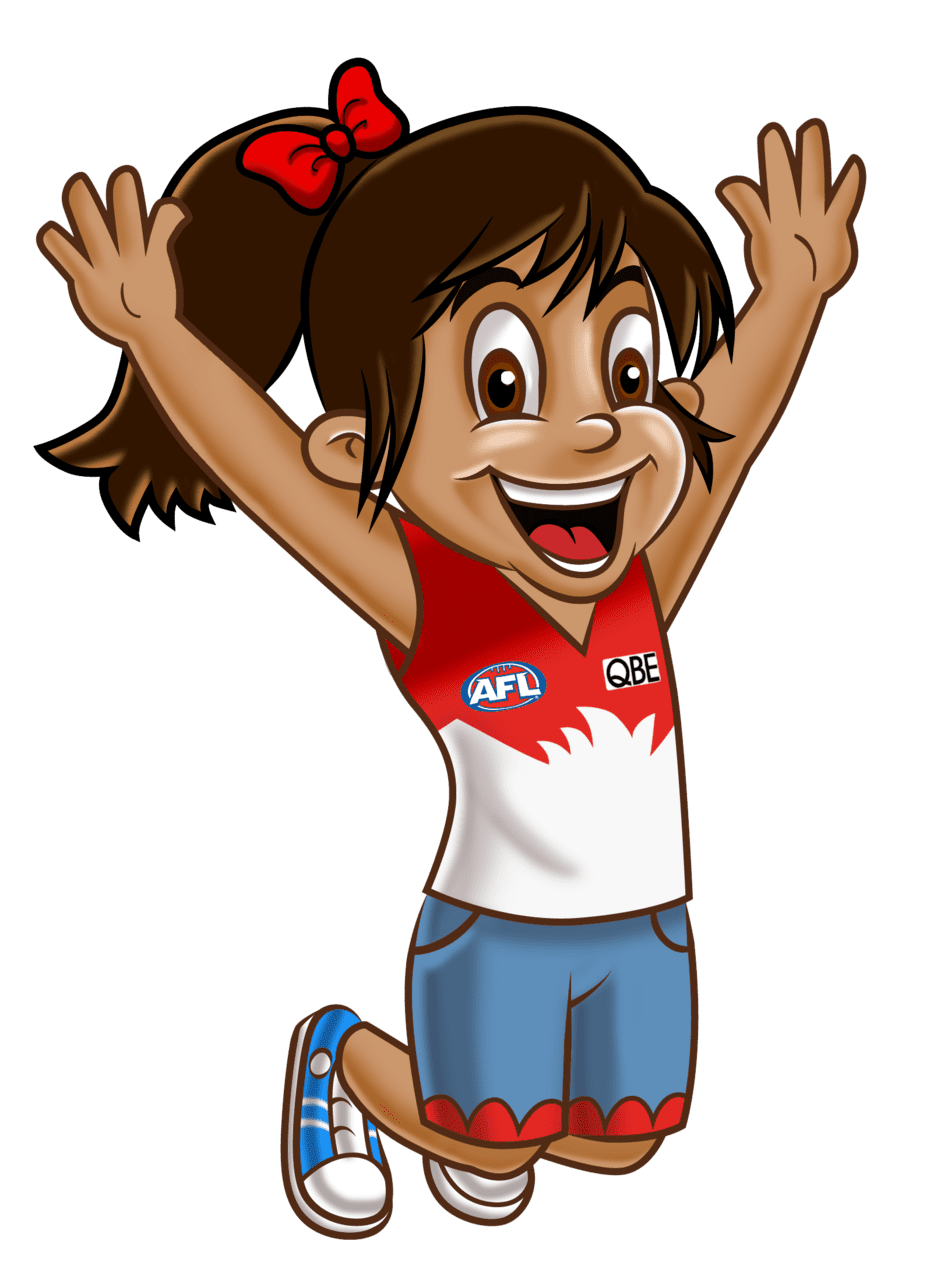 Jump official afl site of the sydney swans football club all latest news videos results and information clipart vector