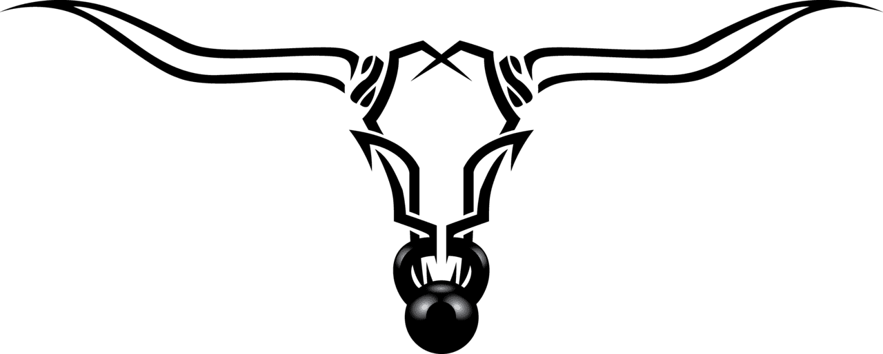 Longhorn outline background clipart