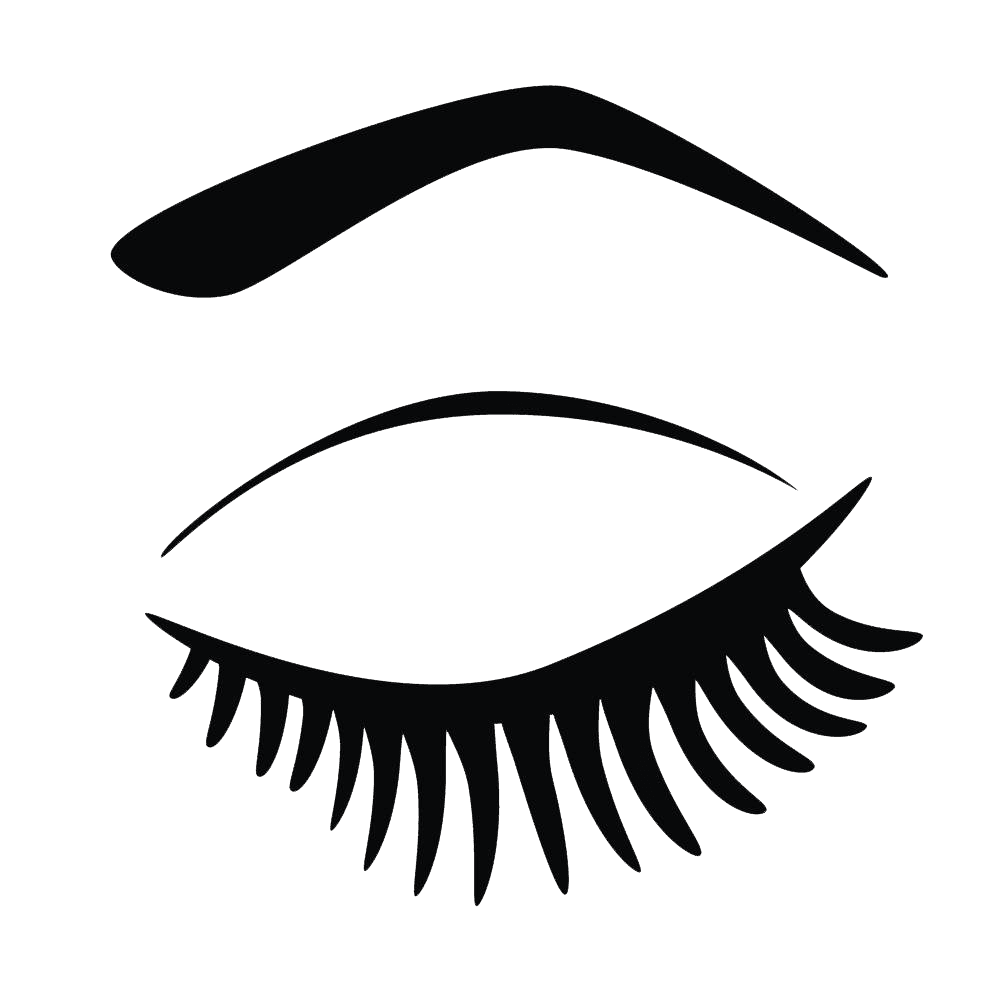 Lashes services dolled up clipart free