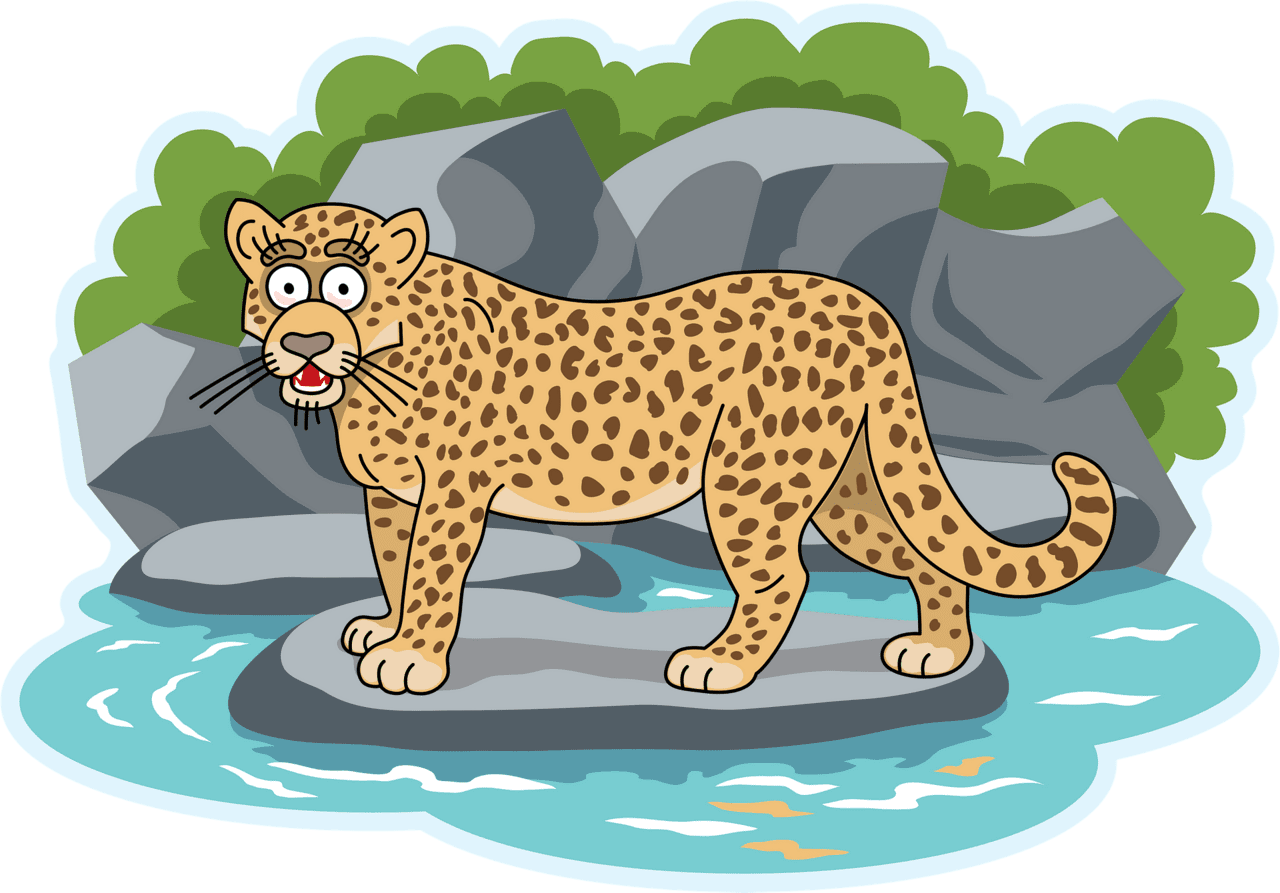 Jaguar vector clipart images 4