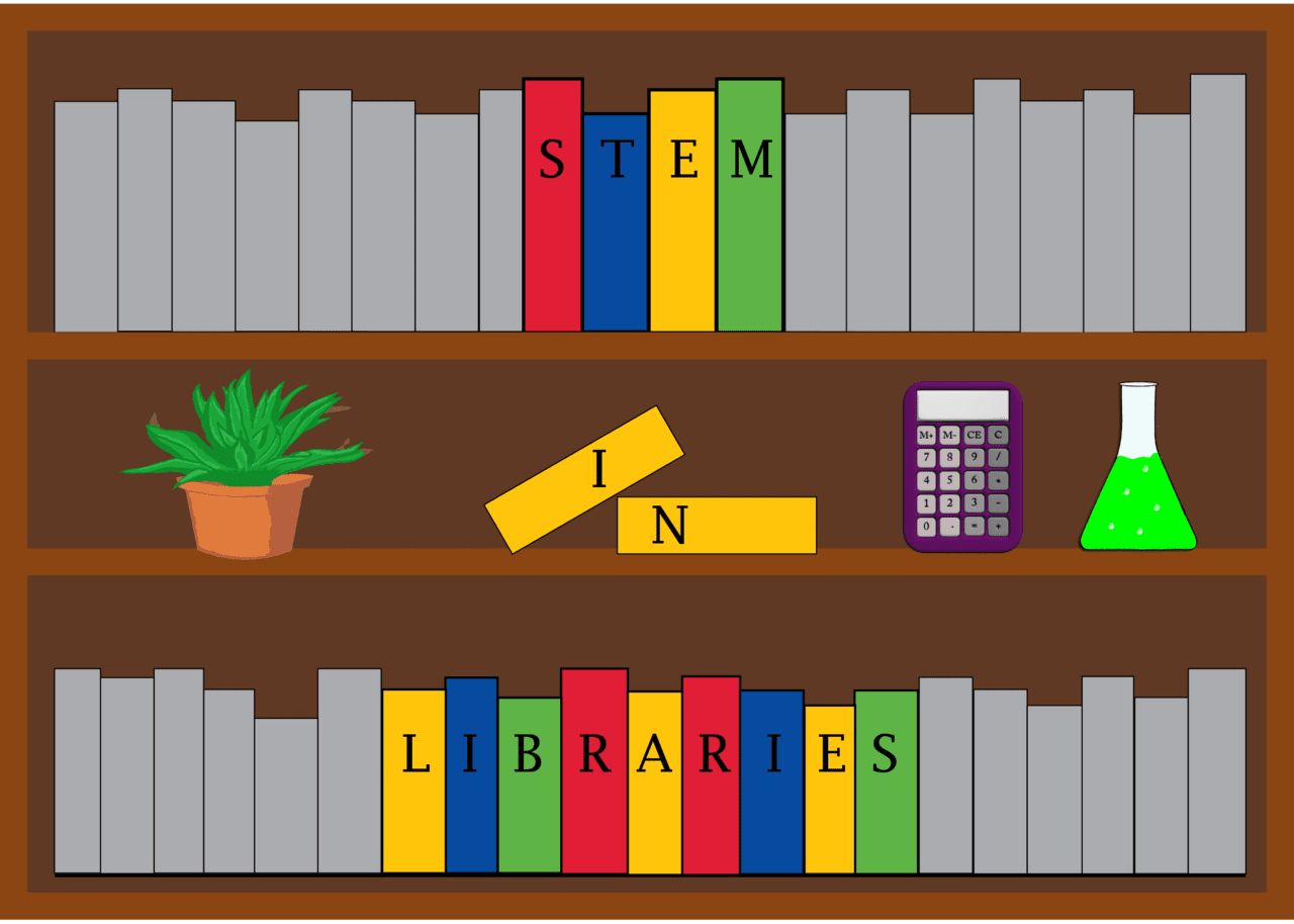 Librarian stem in libraries clipart free