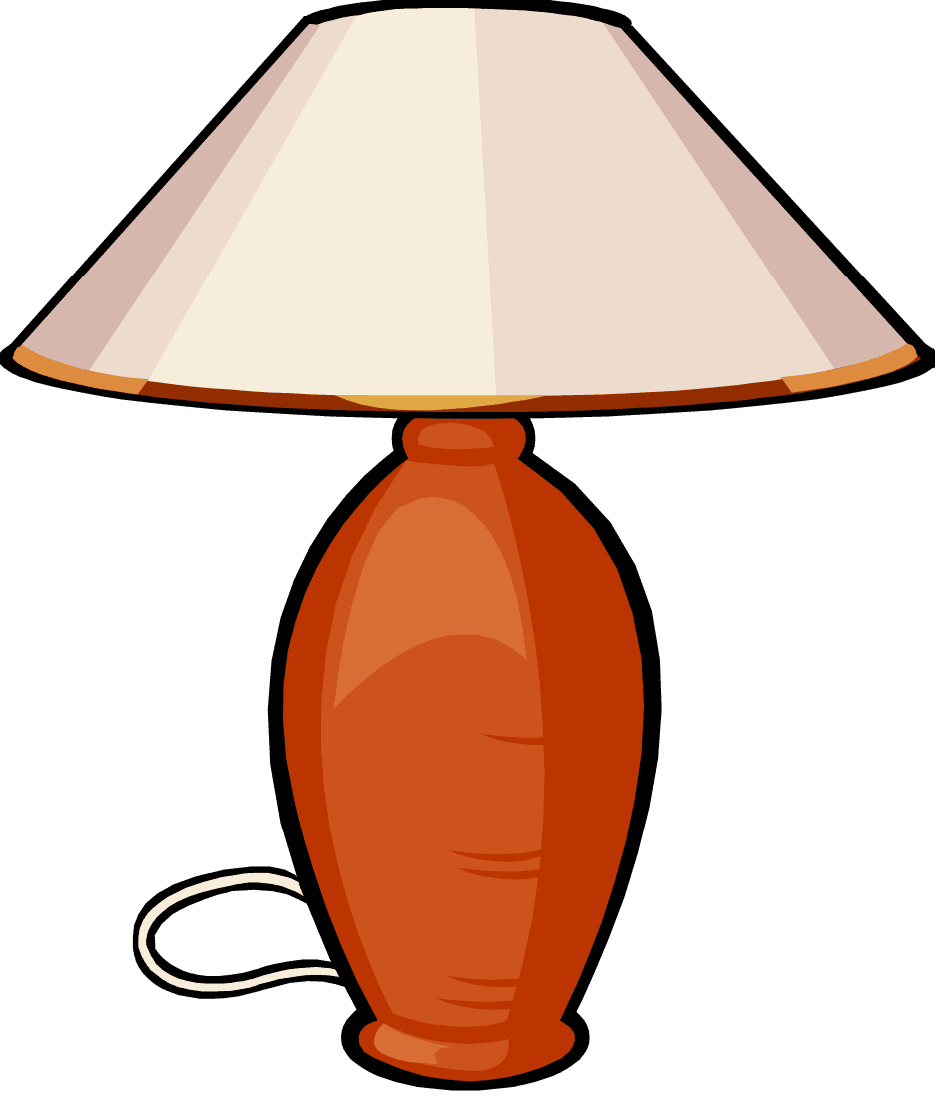 Table lamp image size clipart