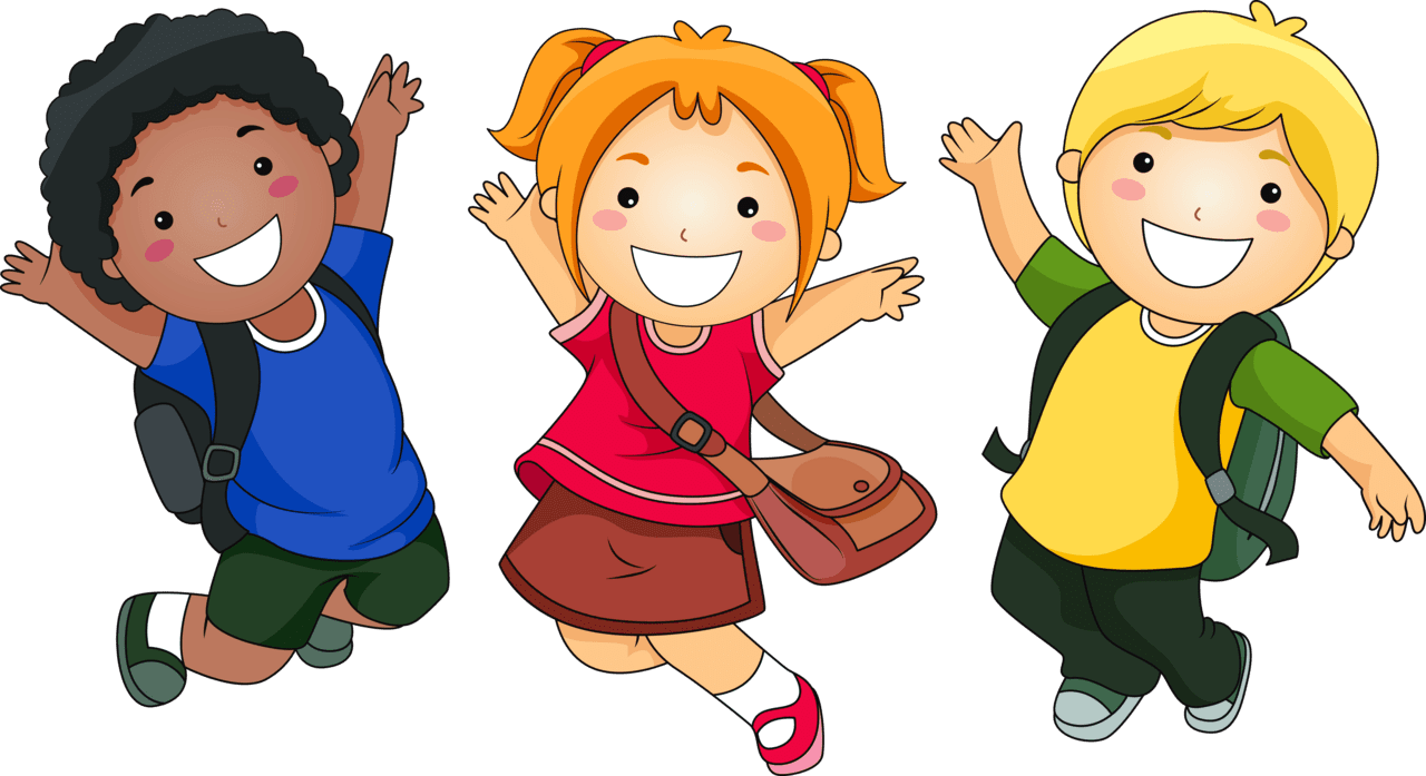 Kid pin page clipart image