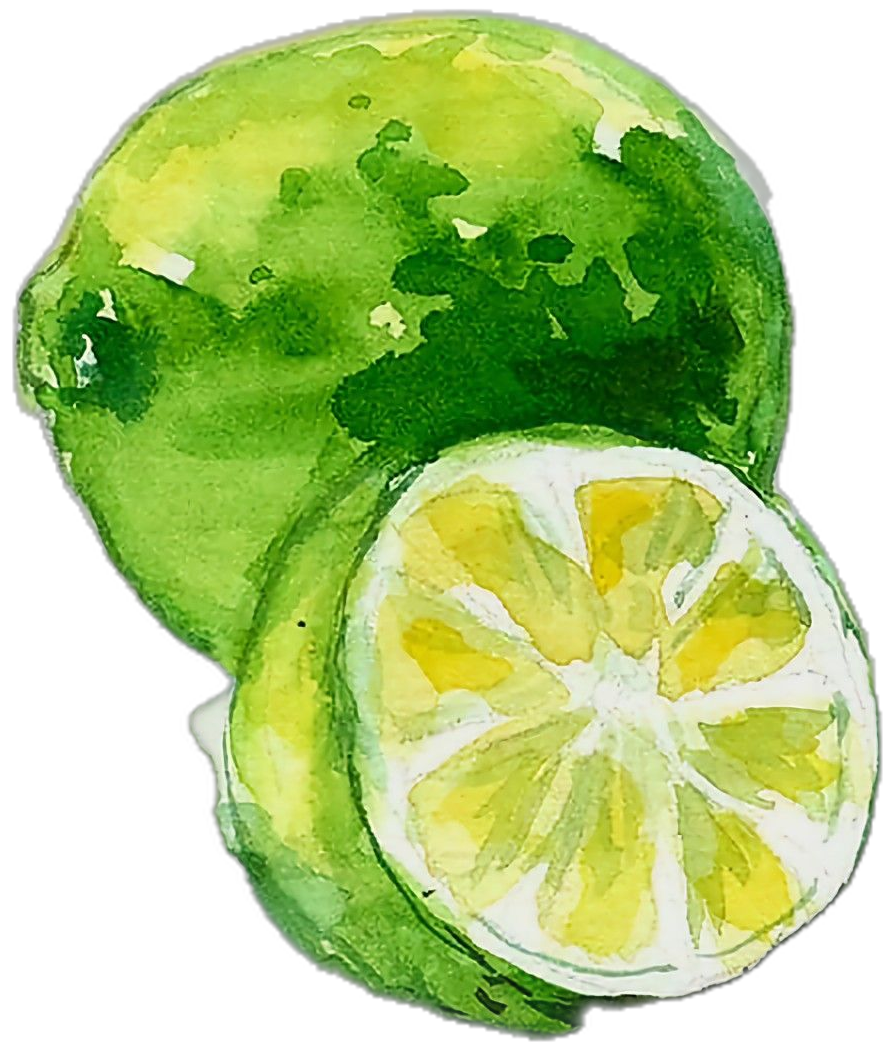 Lime pin page clipart picture