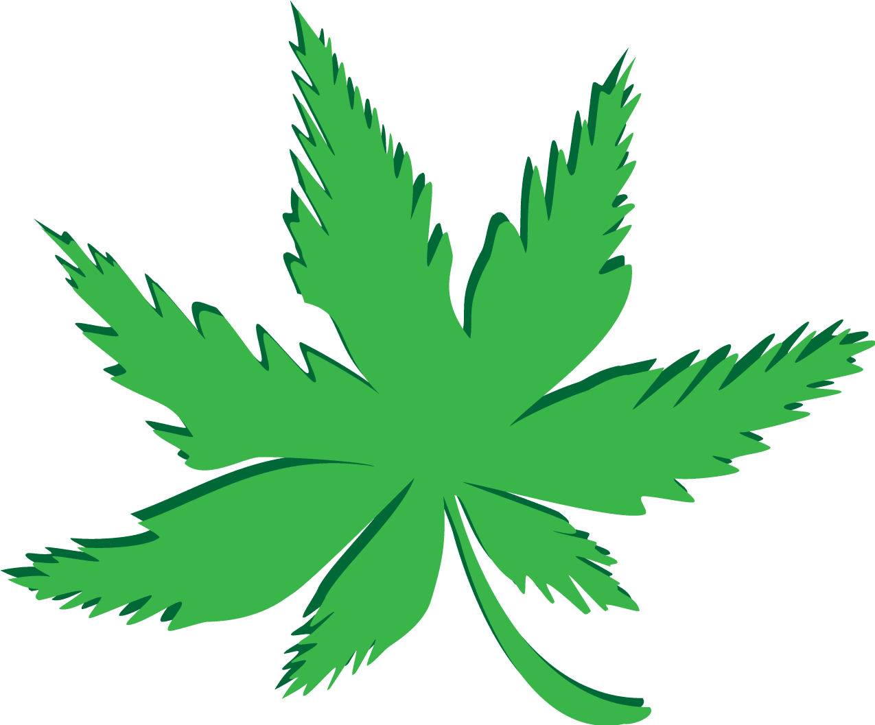 Marijuana leaf cannabis image size clipart