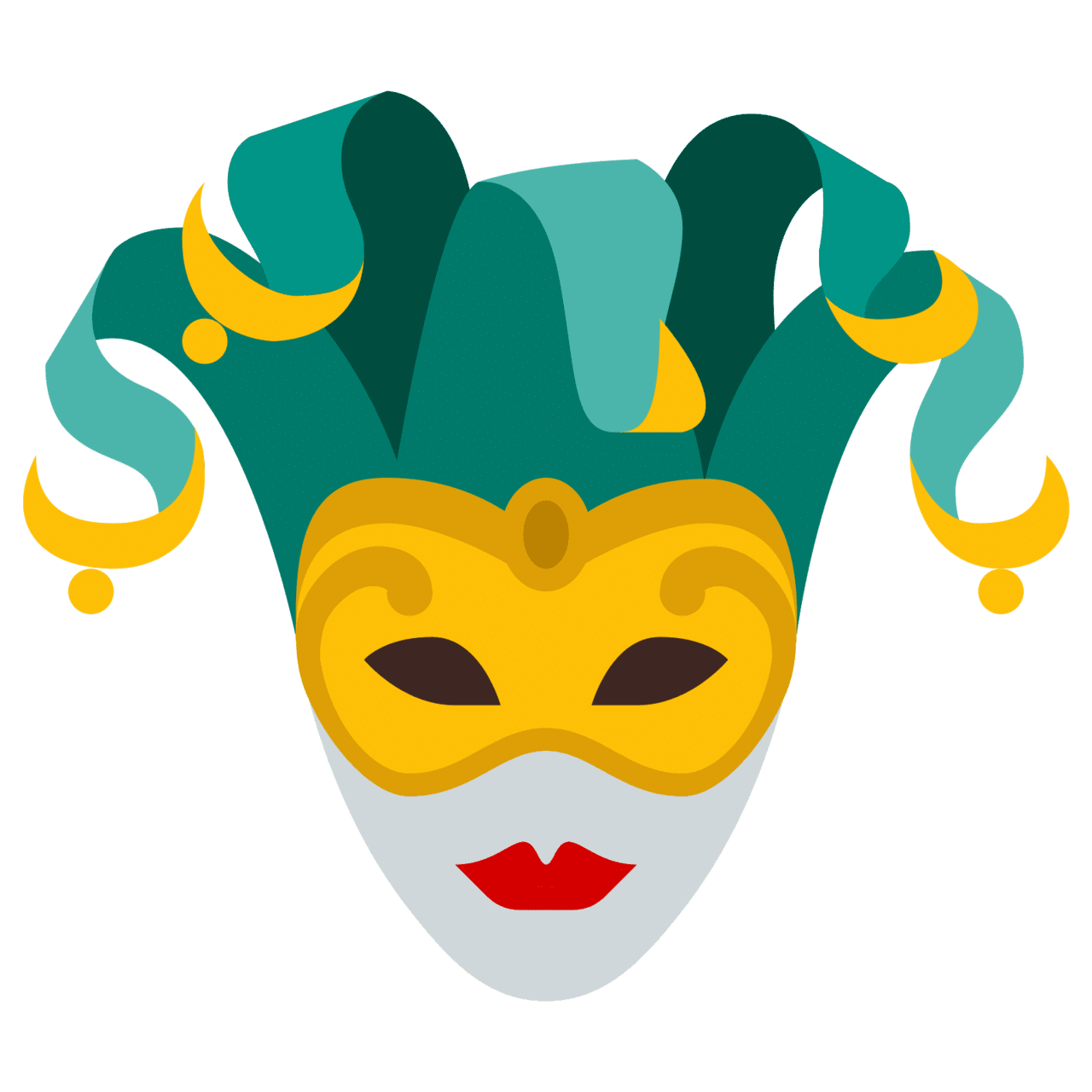 Carnival mask image size clipart