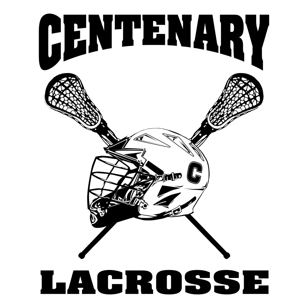 Centenary lacrosse logo vector bie supply clipart