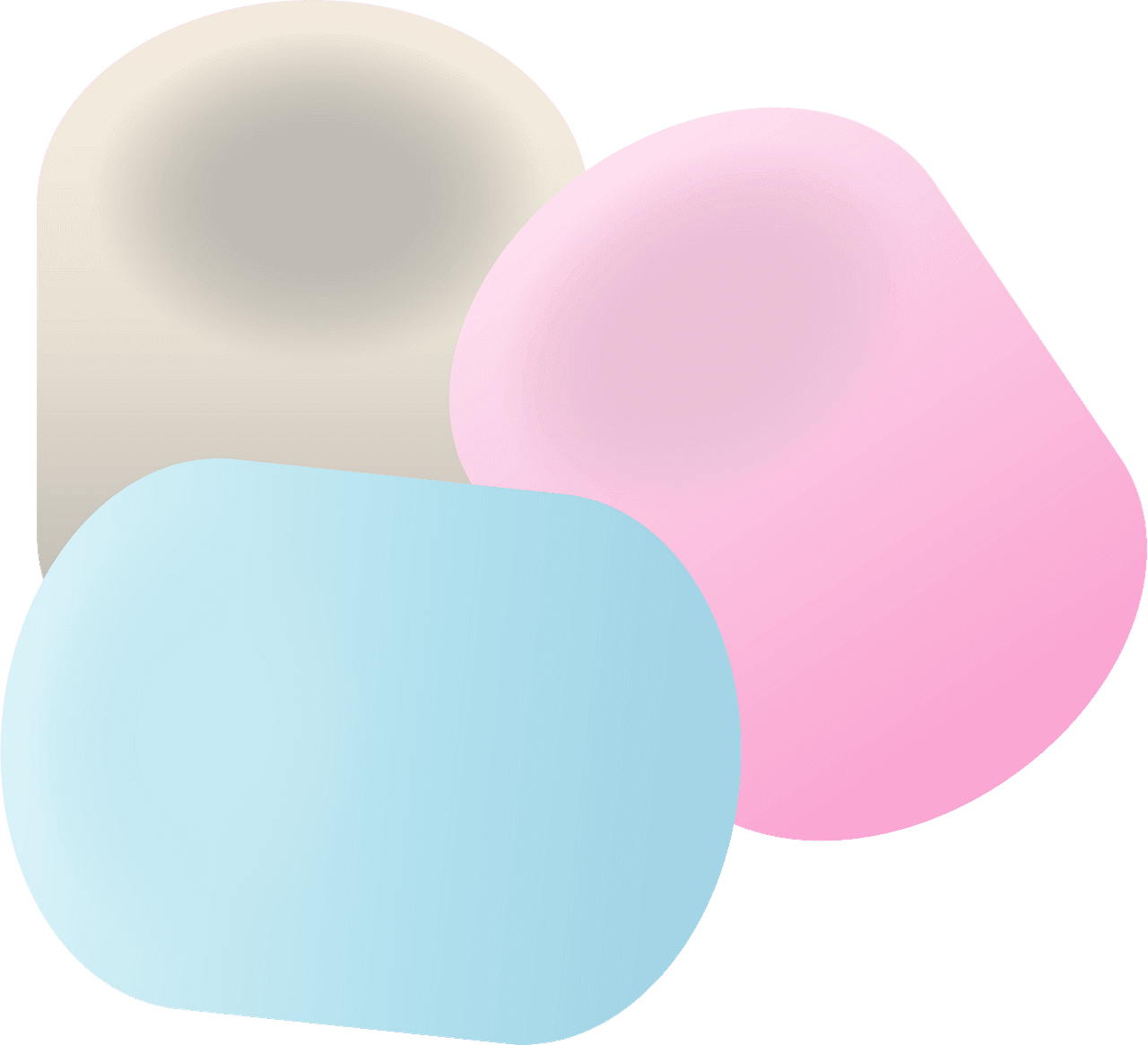 Marshmallow confection vector clipart images