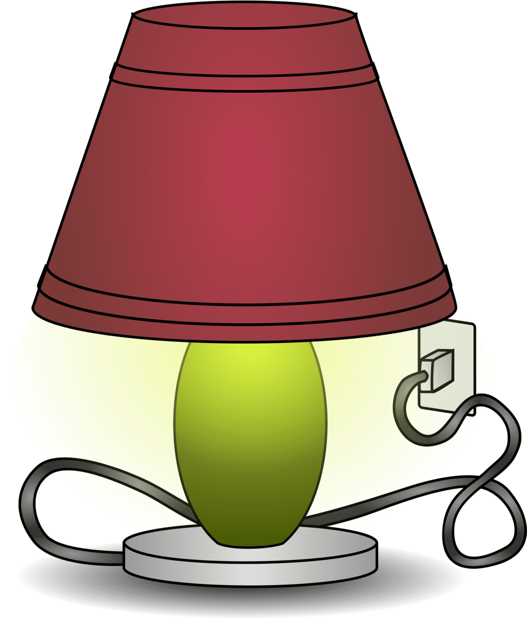 Lamp background clipart