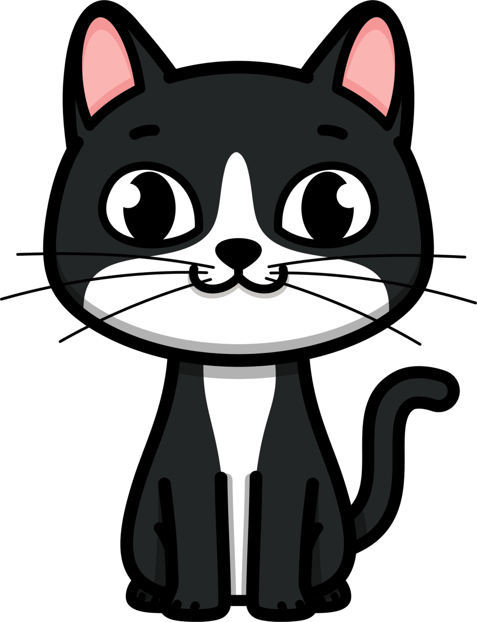 Kitten pin page clipart free