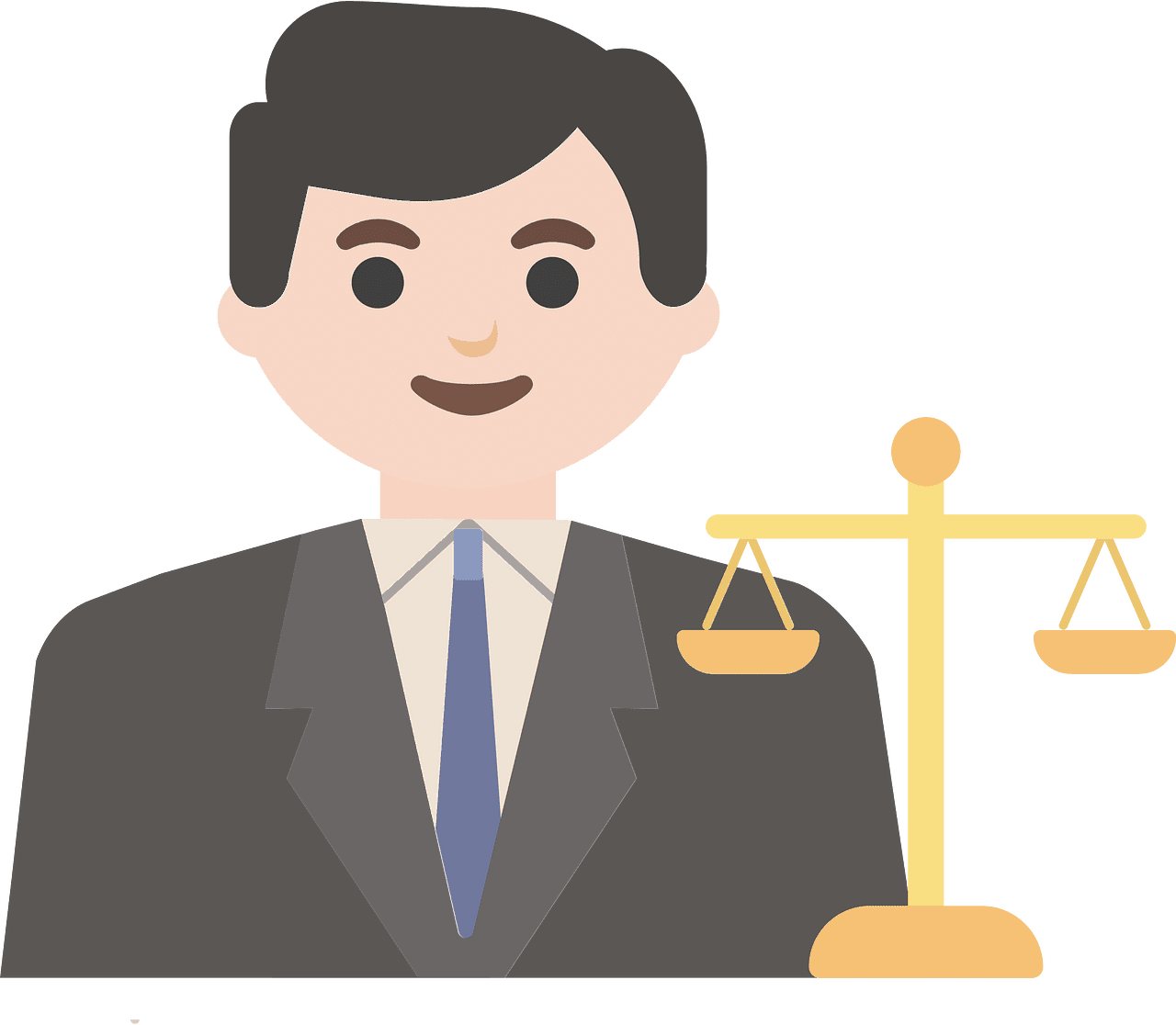 Lawyer vector clipart images 5