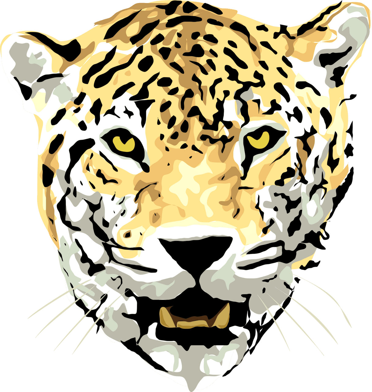 Jaguar vector clipart images 8