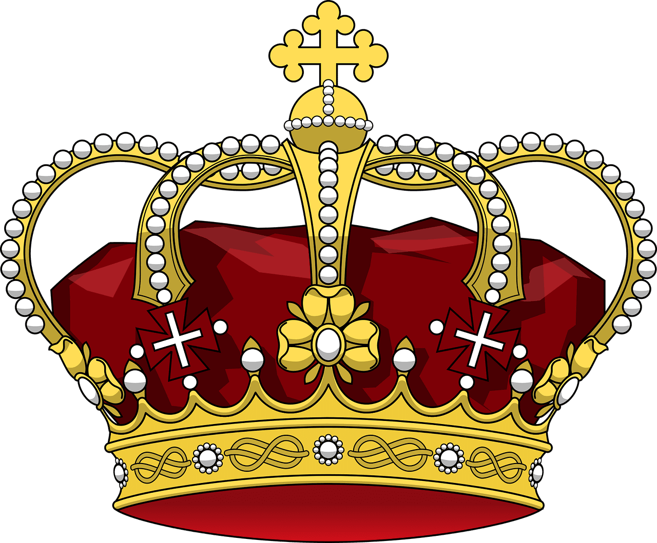 King crown vector clipart