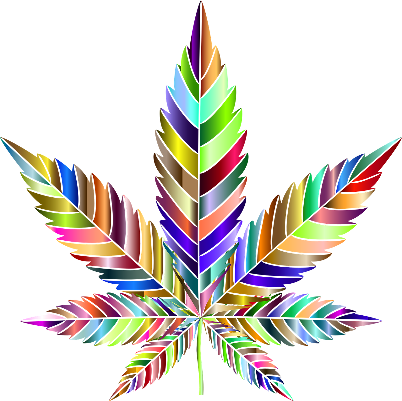 Marijuana leaf leaves weed vector graphic clipart