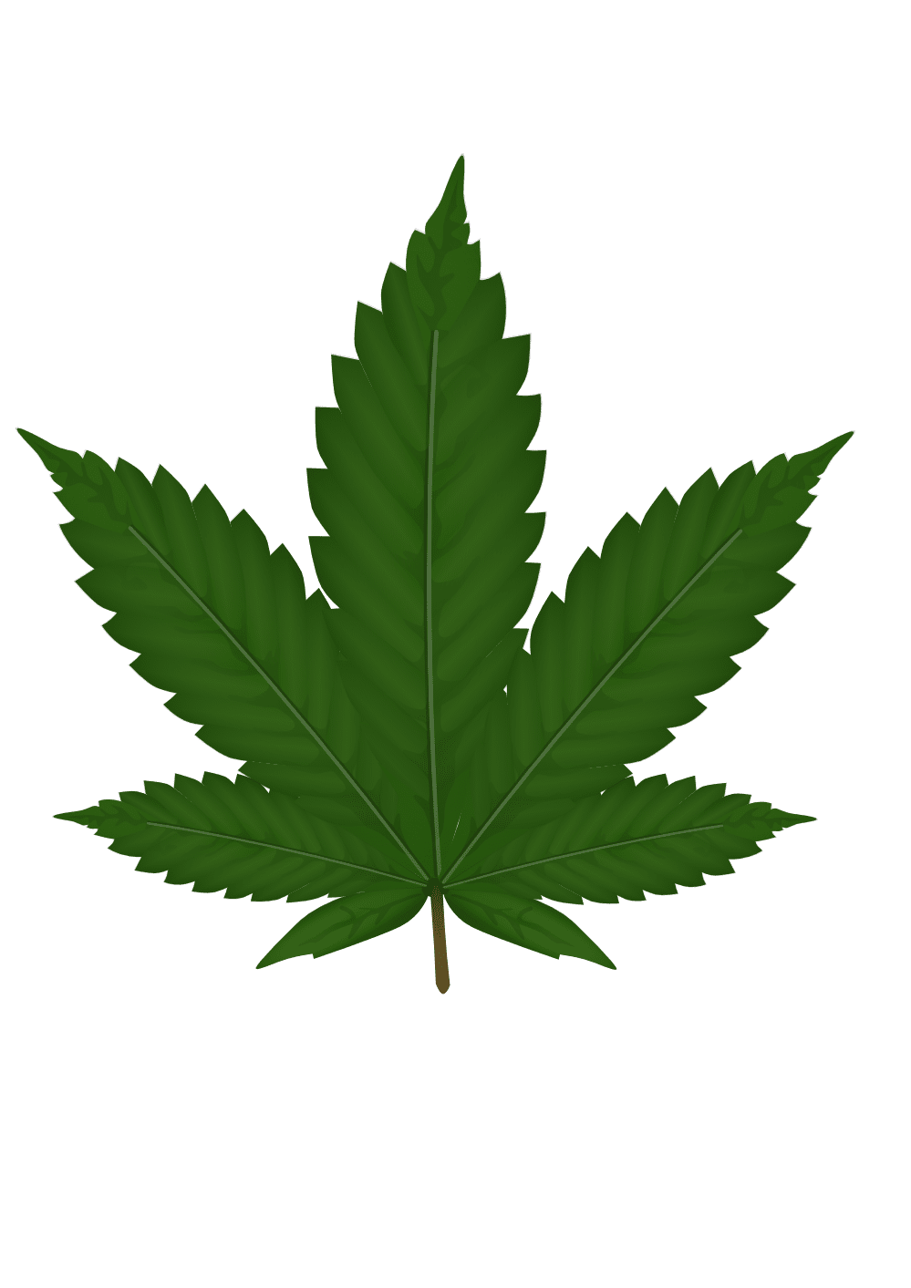 Marijuana leaf cannabis image cc library clipart