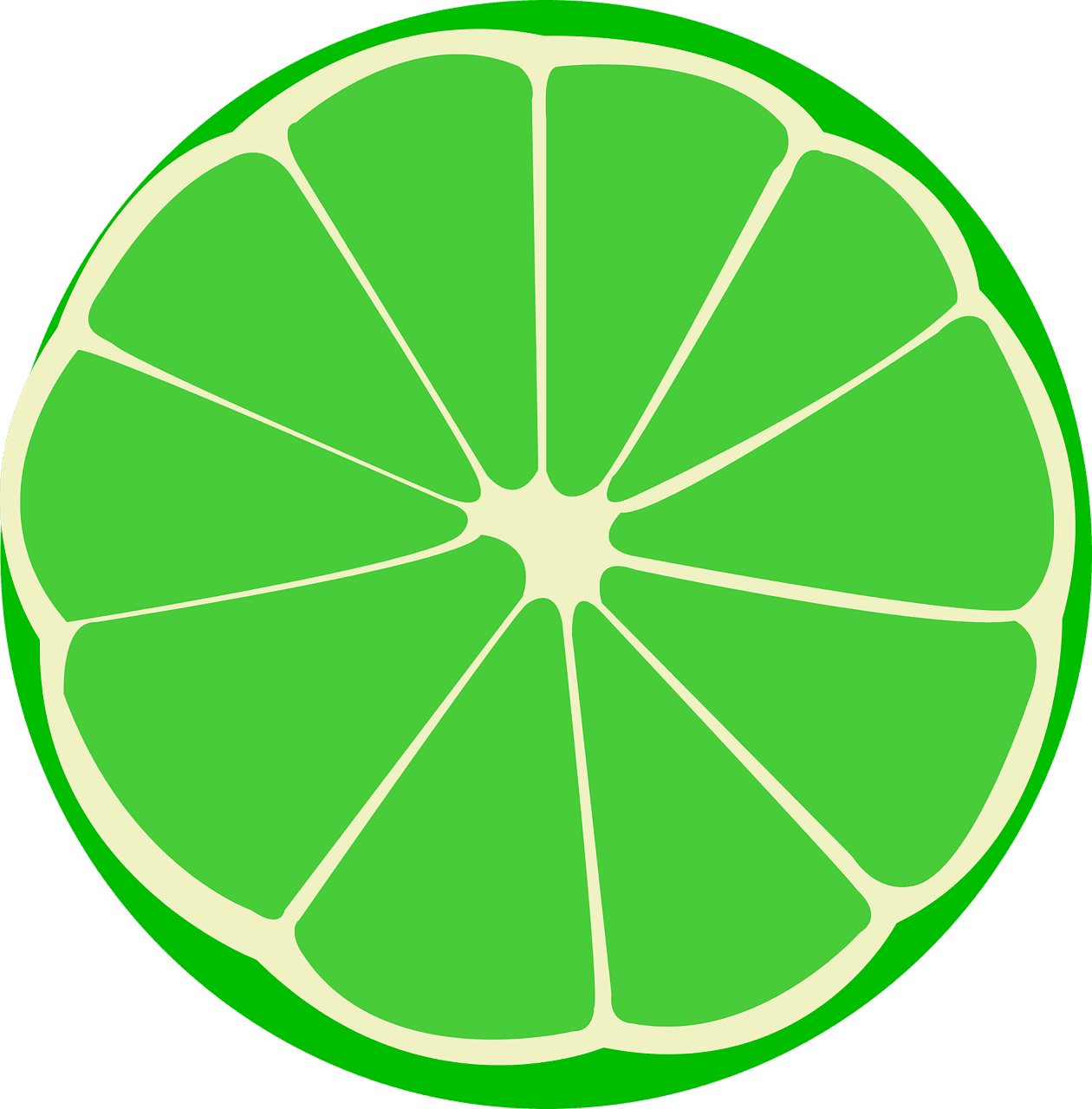 Lime food fruit vector graphic clipart