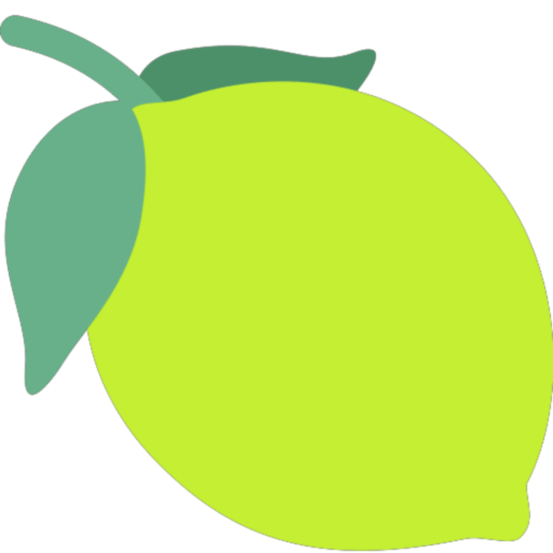 Lime twitter emoji clipart clip art