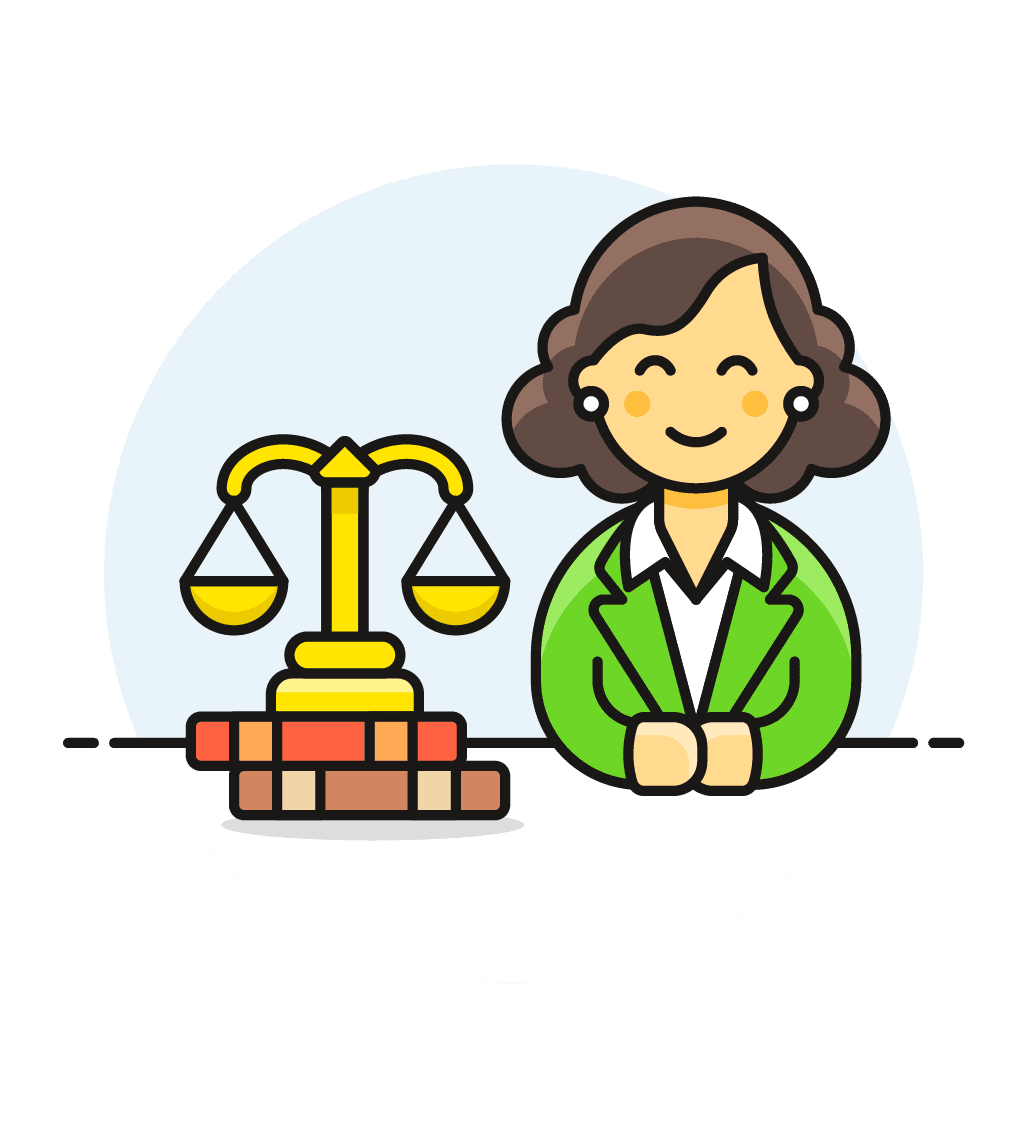 Reasons why lawyer can help your business clipart logo