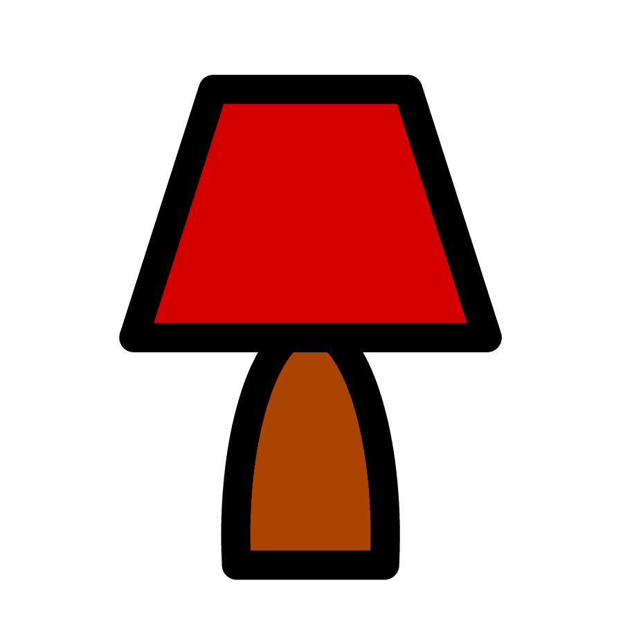 Lamp small clipart background