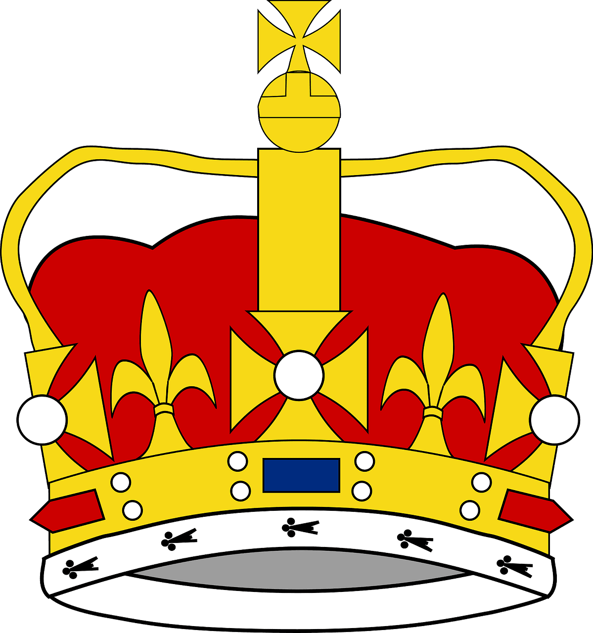 King crown vector clipart images