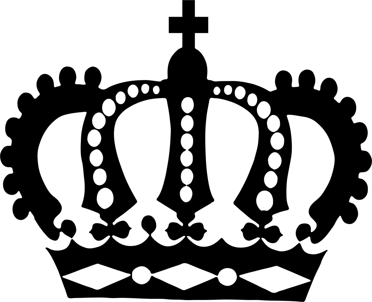 Vector royal king crown clipart