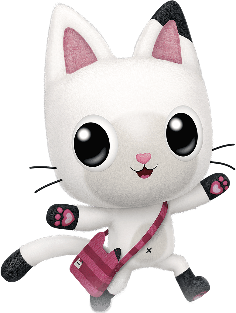 Kitten gabby dollhouse tv shows dreamworks clipart image