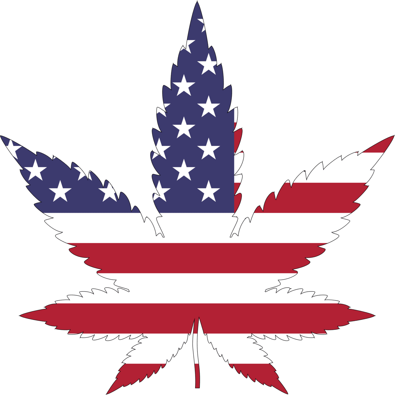 American flag marijuana leaf vector clipart law offices of laura morask llc