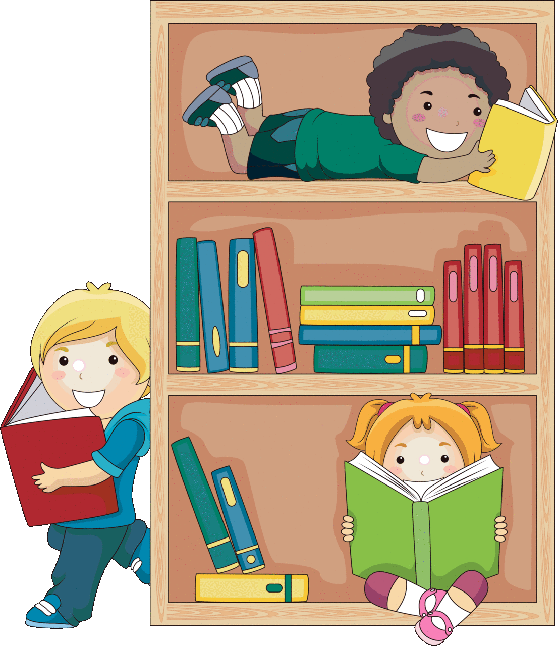 Librarian page clipart free