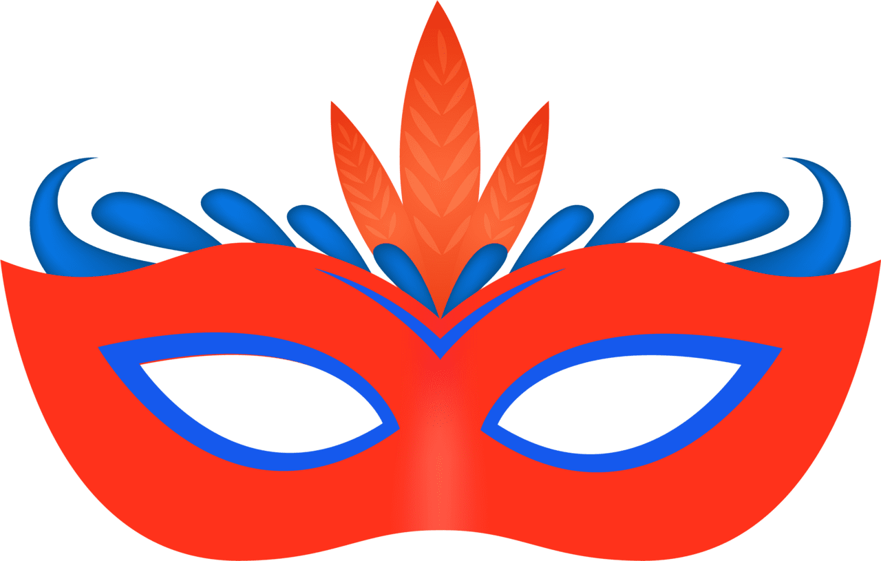 Eye mask clipart carnival image with no background