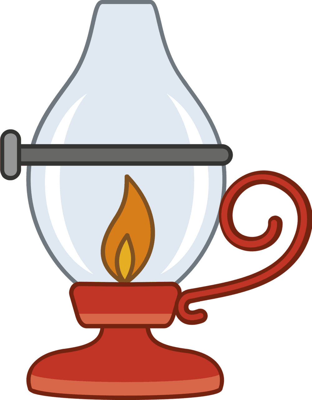 Oil lamp vector clipart images