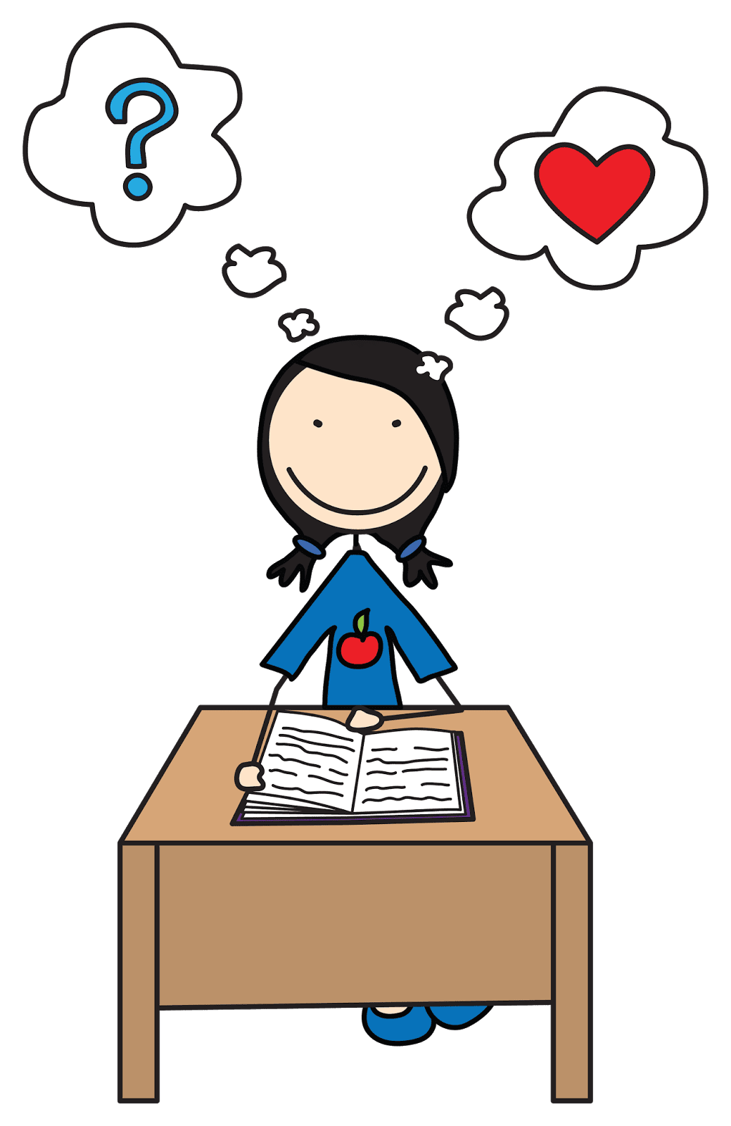 Ask librarian clipart vector