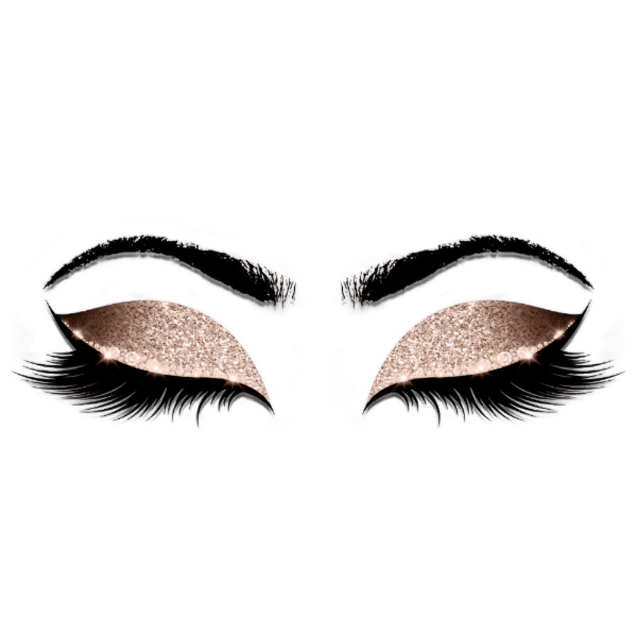 Lashes eyelash logo lash art identity fashion mark beauty branding clipart