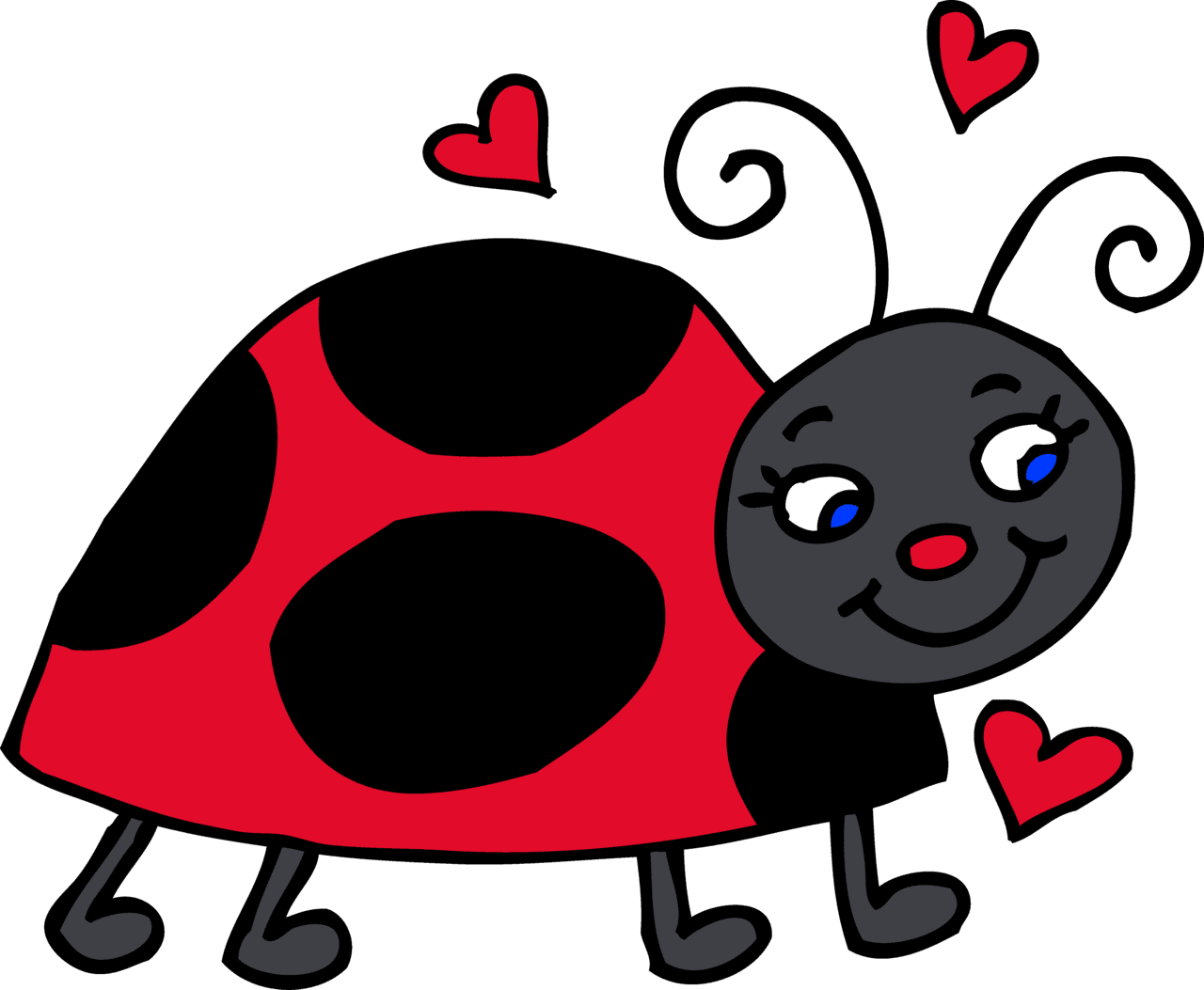 Lady beetle ladybird clipart vector