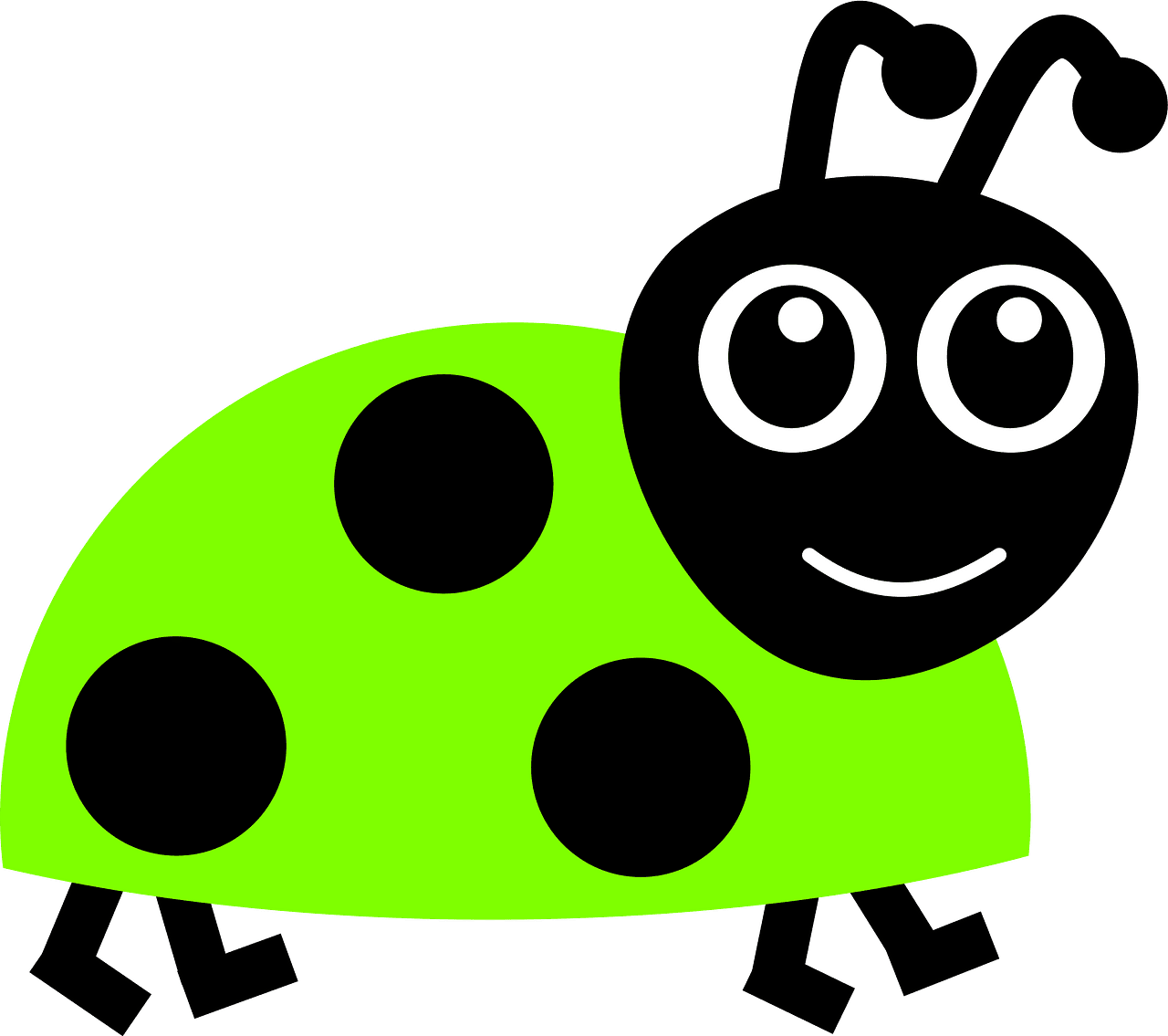Lady beetle ladybug vector clipart images 2