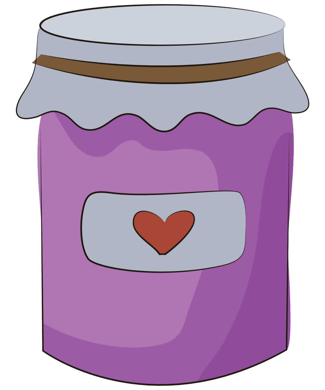 Jam jar vector clipart images 2