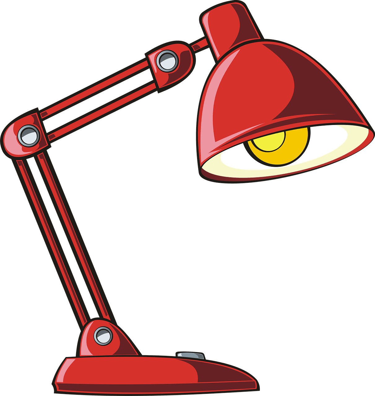 Lamp desk bulb image clipart