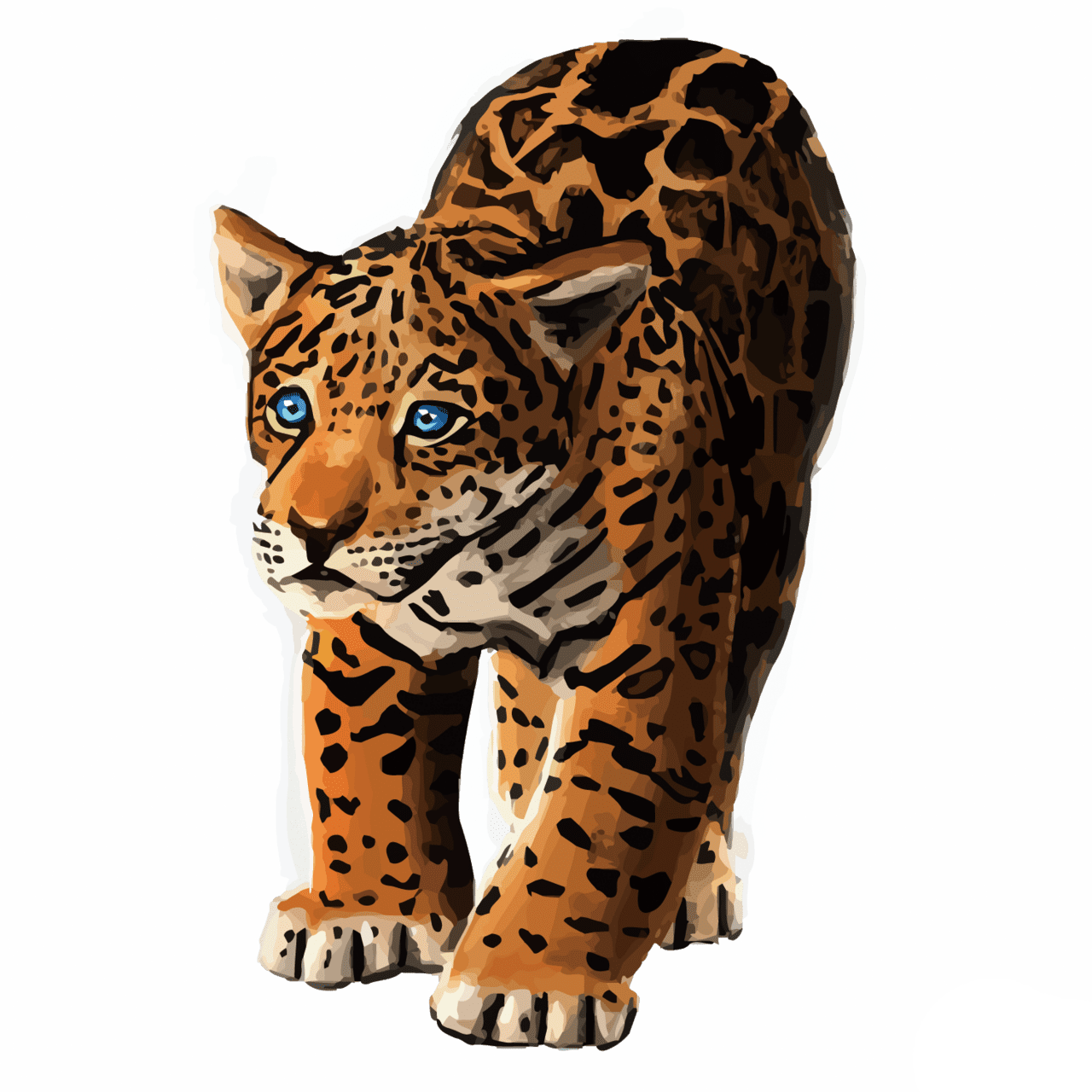 Jaguar tiger black panther cheetah transprent african leopard clipart large size image